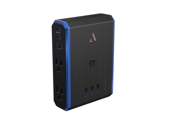 V Series Power 4-Outlet Surge Protector and Charger, , dynamic