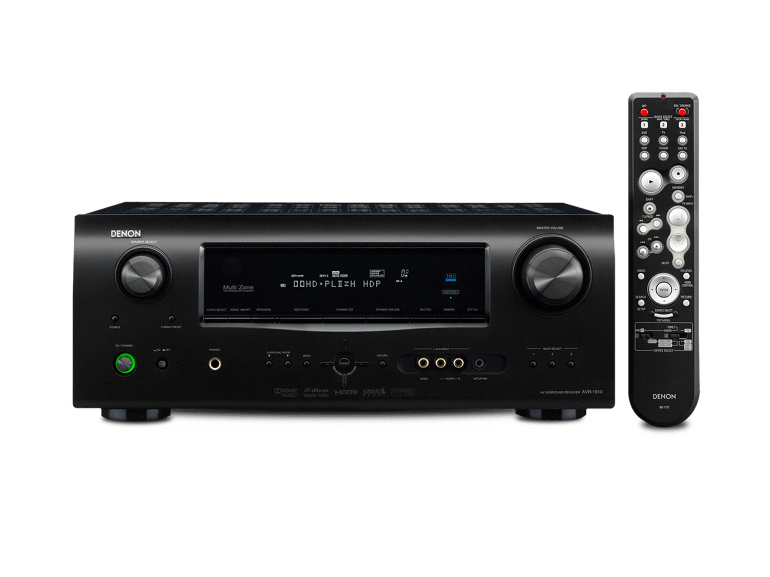 AVR-1910, Black, dynamic