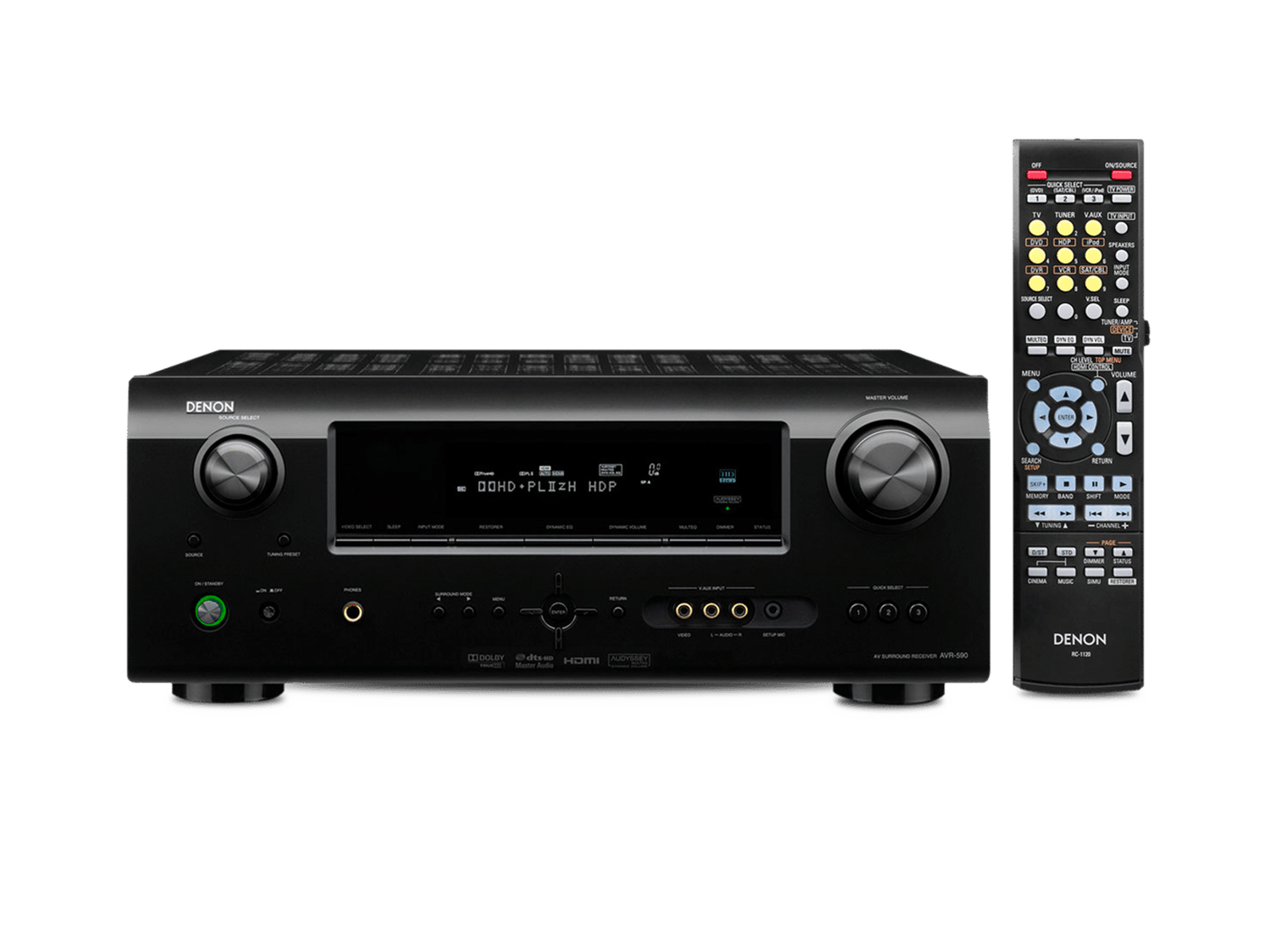 AVR-590, Black, dynamic
