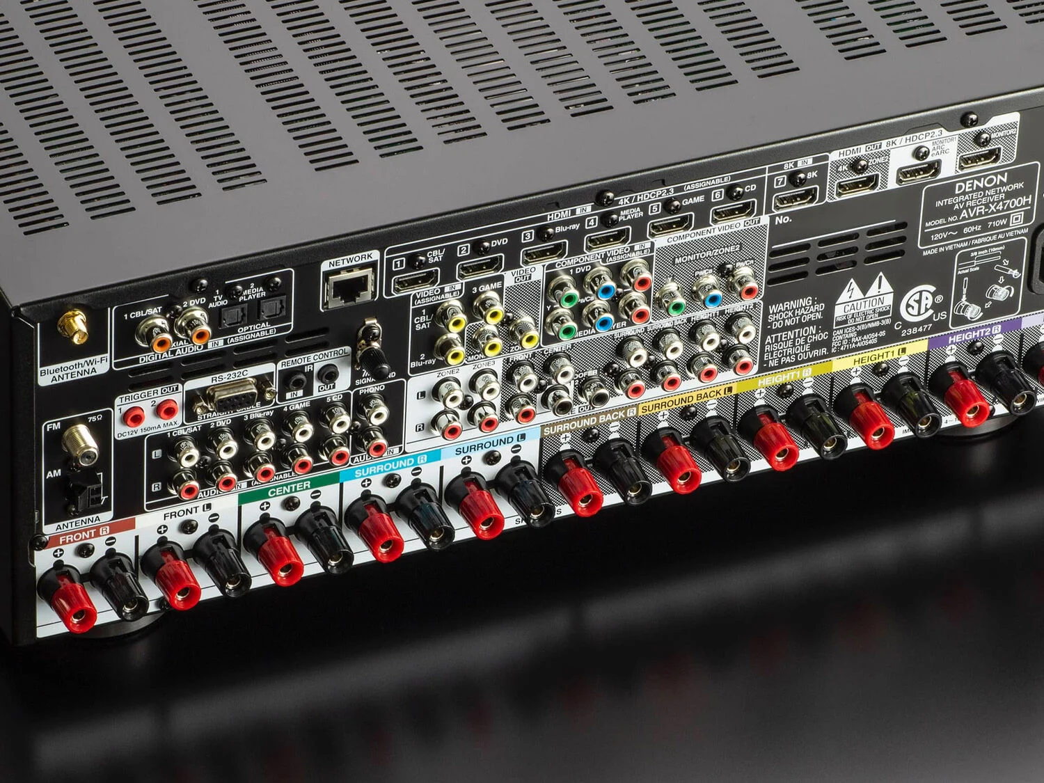 AVR-X4700H, Black, dynamic