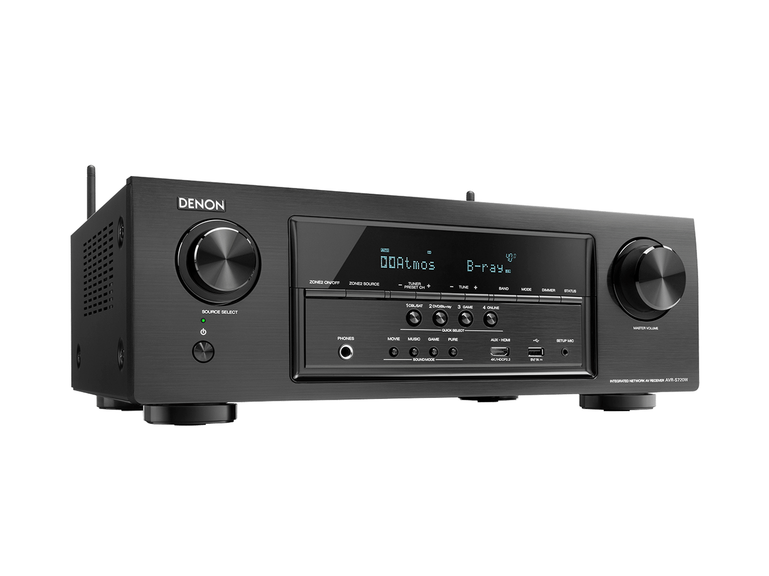 AVR-S720W, Black, dynamic