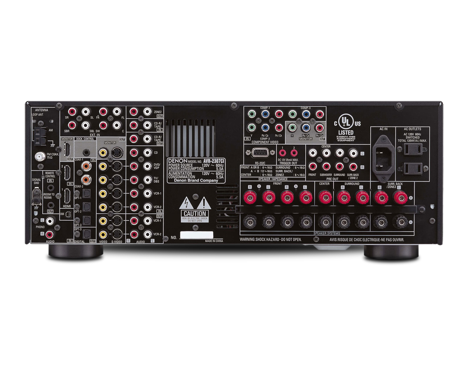 AVR-2307CI - 7.1 ch AV receiver with HDMI Digital Video Switching