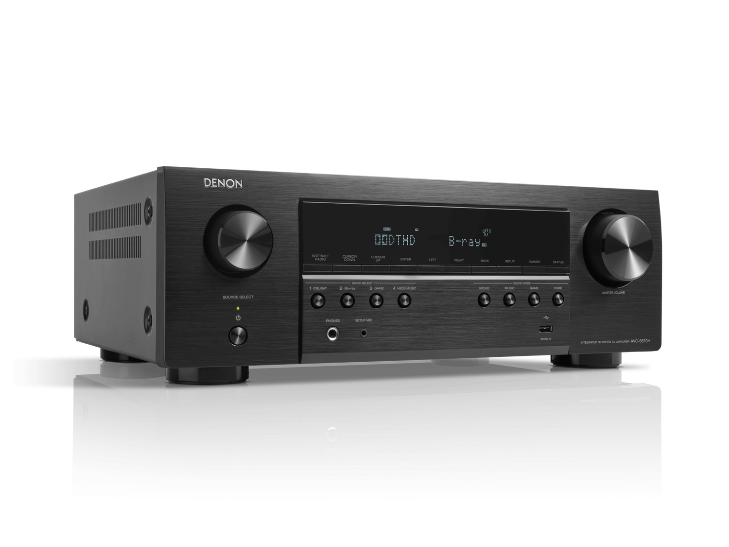 AVC-S670H, Black, dynamic