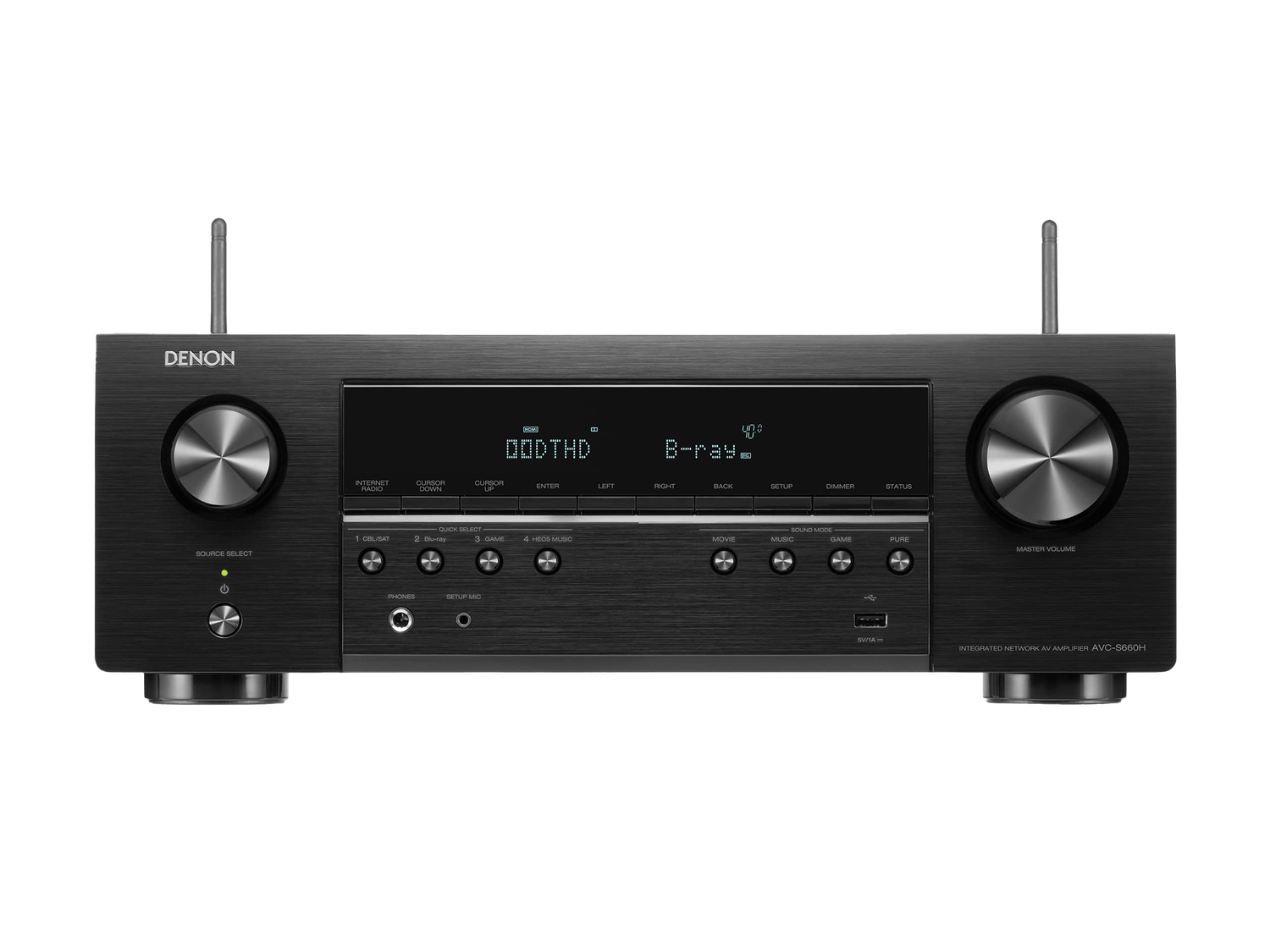 AVC-S660H, Zwart, dynamic