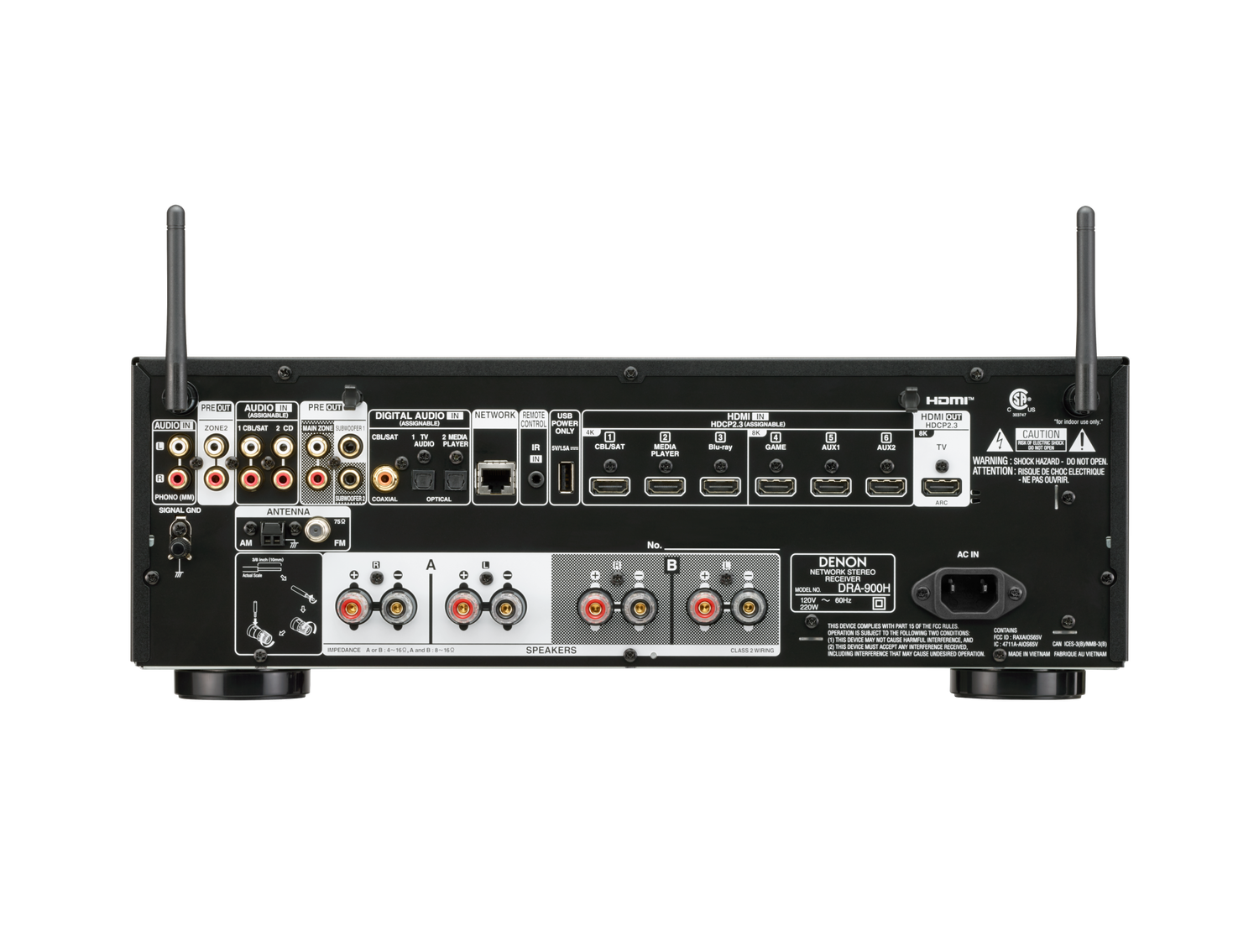 DRA-900H, Black, dynamic