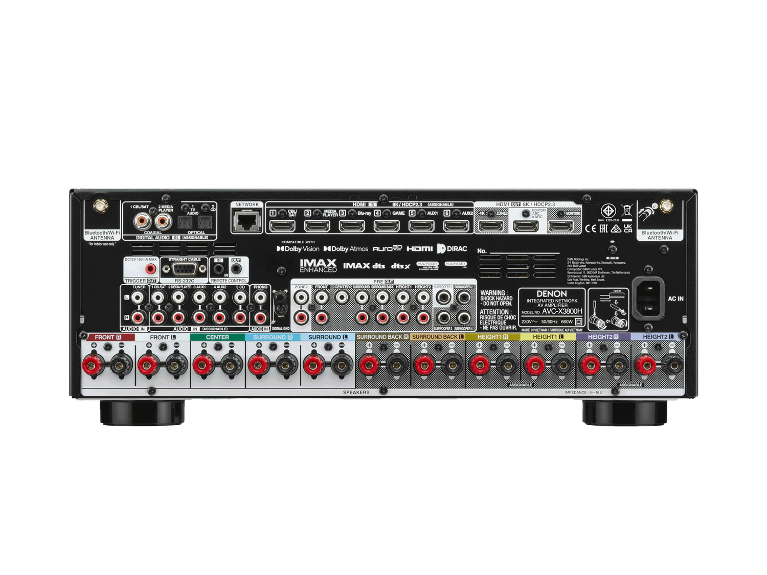 AVC-X3800H, Zwart, dynamic