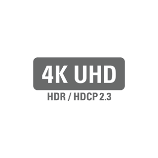 Works with 4K Ultra HD