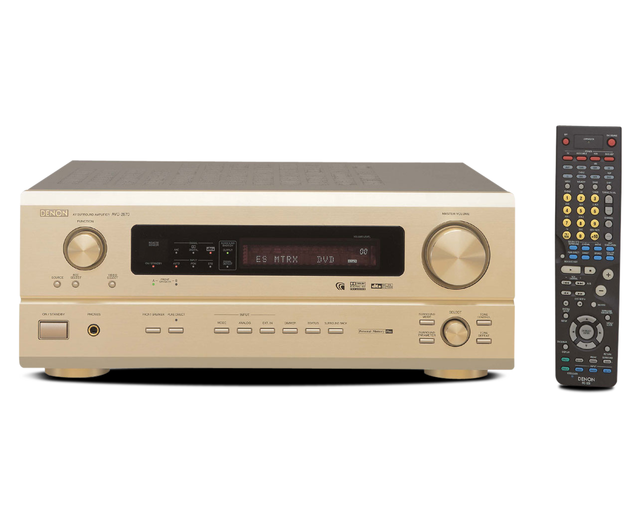 【通電確認済】DENON AVサラウンドアンプ　AVC-2870 リモコン付 AVC-2870 - AVアンプ | Denon - 日本