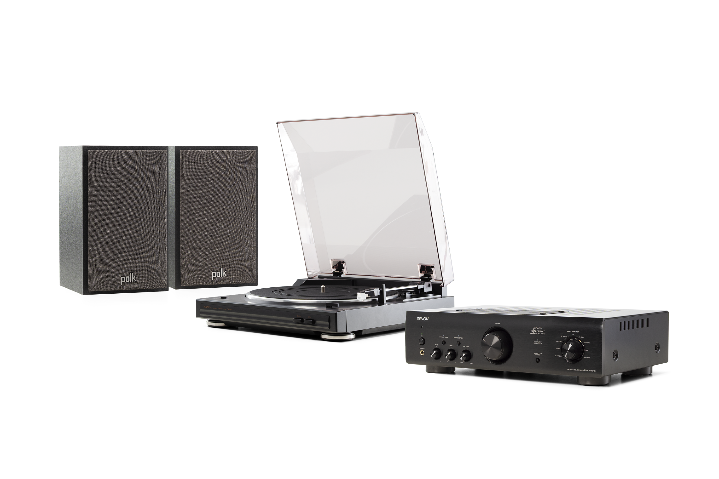 Denon x Polk Essential Vinyl Bundle - Denon DP-29F turntable