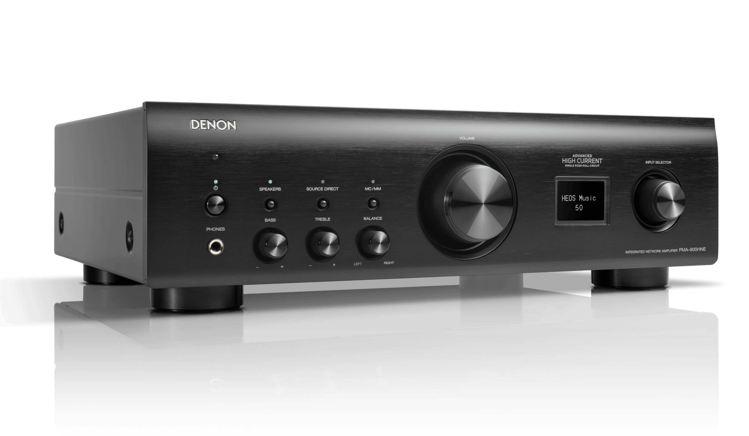 Denon PMA-900HNE – Amplificatore Integrato Con Streamer HEOS, 85W, Certificato Hi-Res