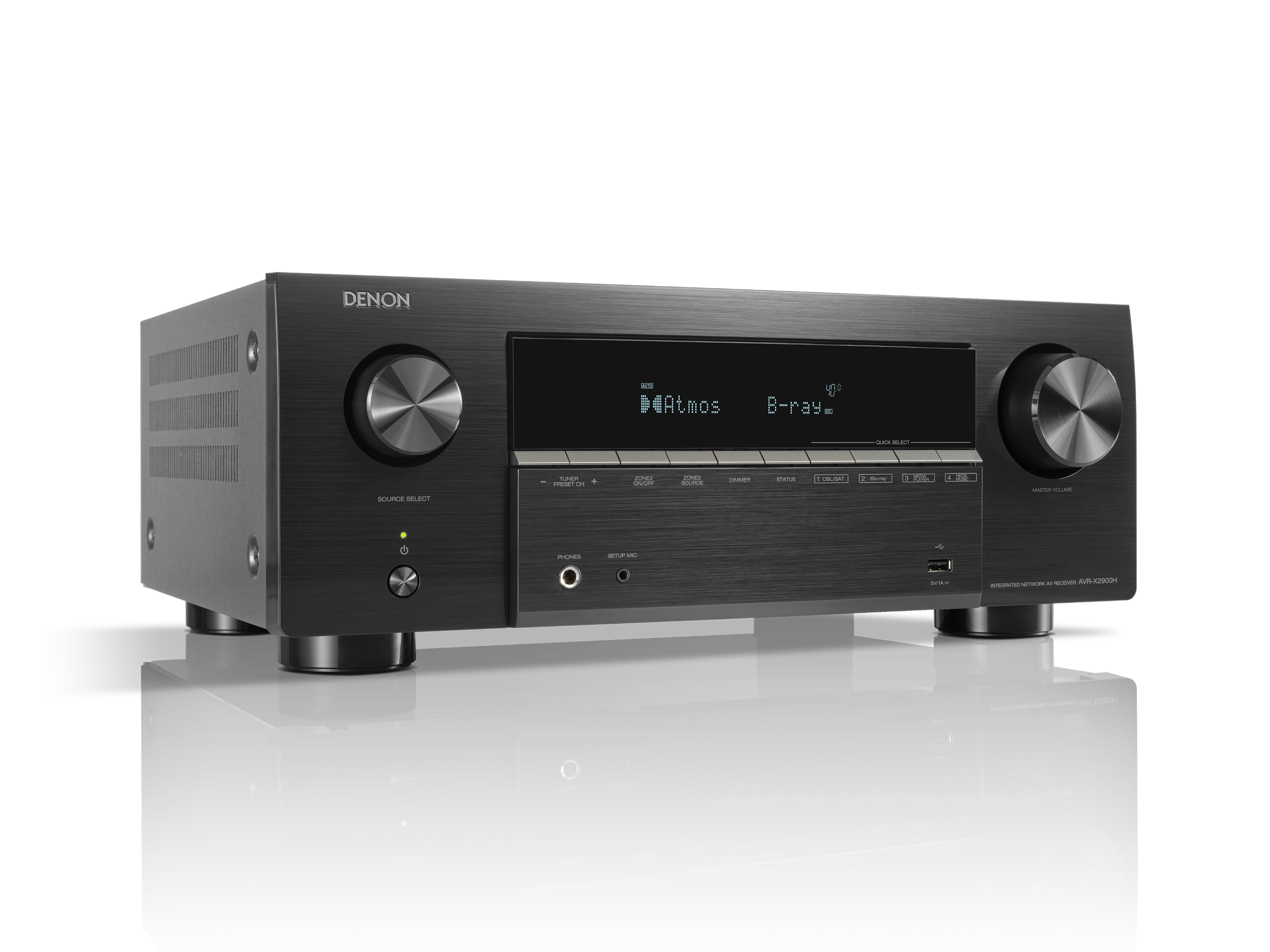 AVR-X2900H - 7.2 Ch. 95W 4K/8K Dolby Atmos AV Receiver Powered by