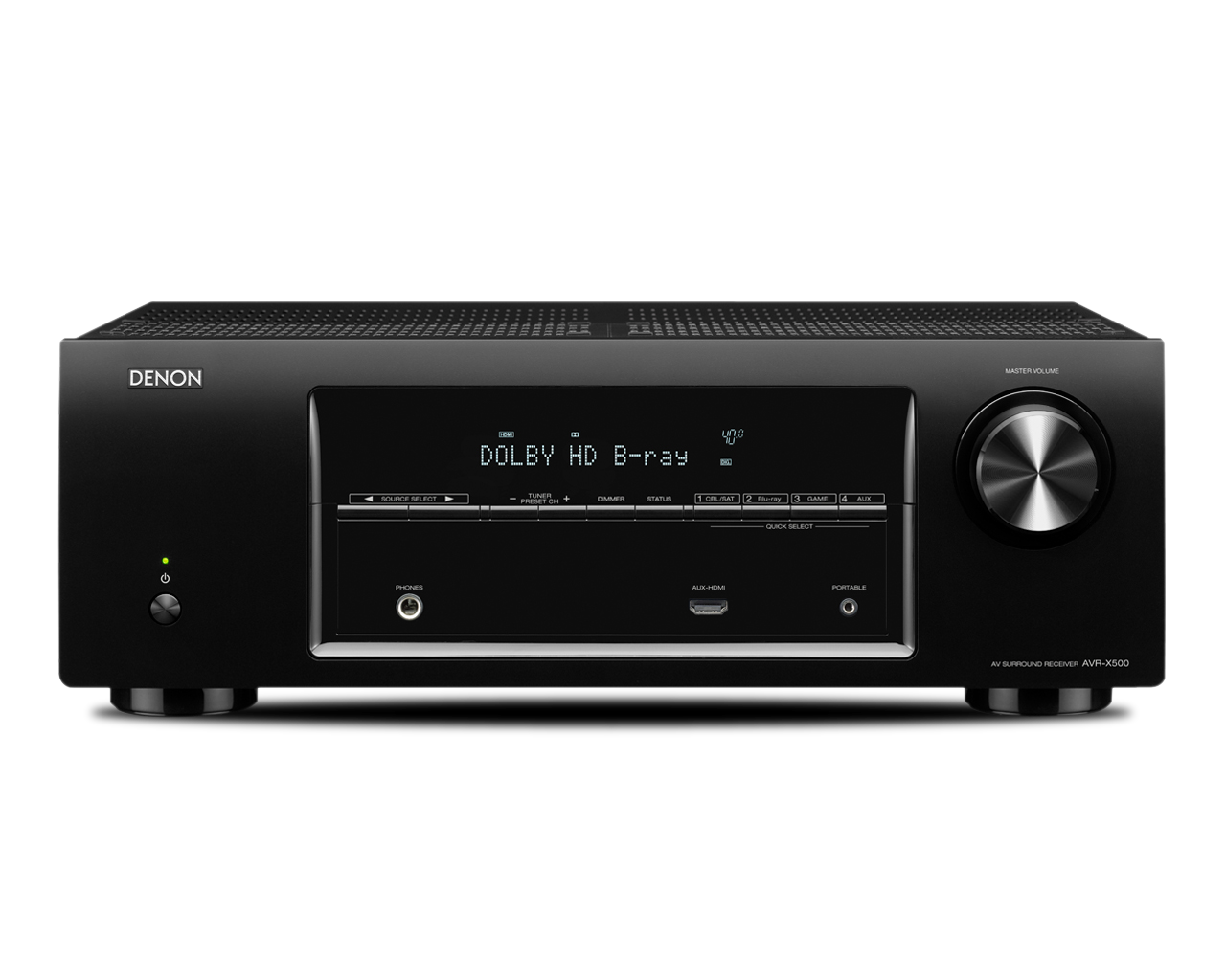 AVR-X500 - 5.1 Ch. 75W HD AV Receiver | Denon - United States